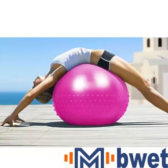 Yoga Ball Exercise Ball for Working Out, Birthing, Pregnancy, Gym, Physical Therapy, Balance & Stability Fitness